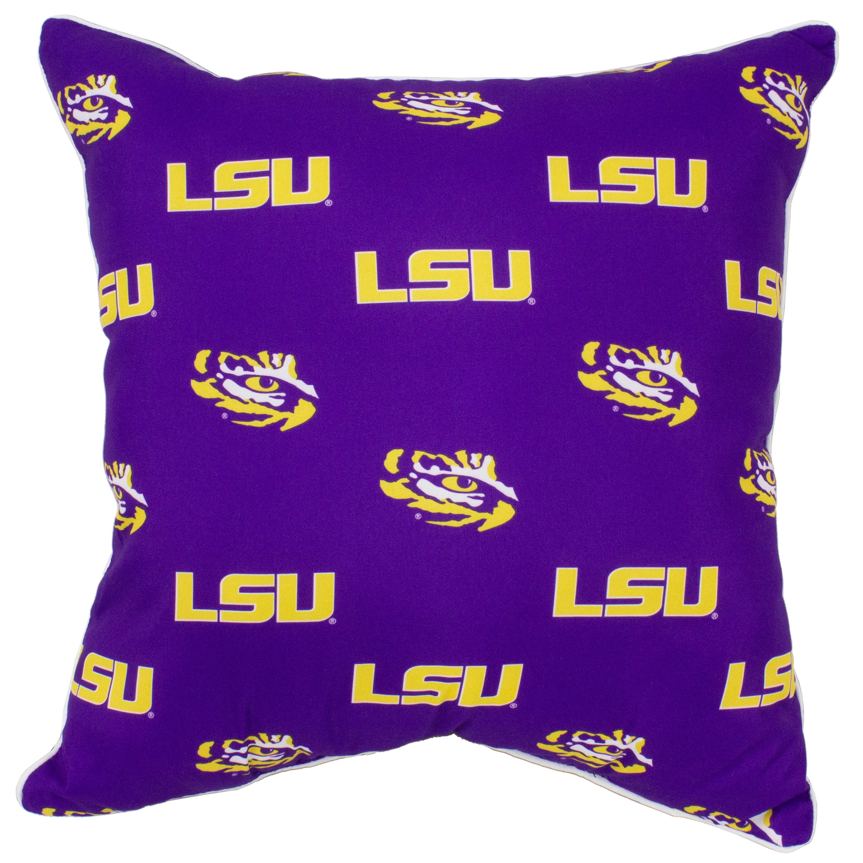 LSU Tigers 16" x 16" Decorative Pillow - (Includes 2 Decorative Pillows)