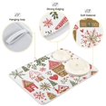 thumbnail image 3 of Yayeee Dish Drying Mat for Kitchen Counter 18"x24" Microfiber Absorbent Pad, Brown Nordic Christmas House, 3 of 7