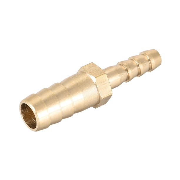 Conector de manguera de latón reductor recto de 6mm a 4mm, adaptador de tubo 1 pieza 10mm x 6mm