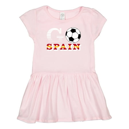 

Inktastic Go Spain- Soccer Football Gift Toddler Girl Dress