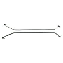 TRQ Fuel Gas Tank Straps for Oldsmobile Pontiac Buick Chevy 442 GTO FSA07867 Fits select: 1966-1967 CHEVROLET MALIBU, 1966 CHEVROLET IMPALA