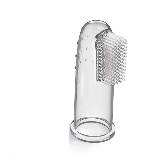 Silicone finger toothbrush is suitable for cleaning baby tongue coating 10pcs WD.WDQZL Hogar