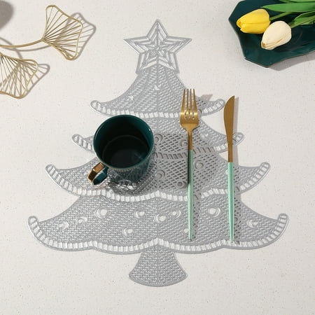 

Fnochy Fall Decorations for Home New Fashion Hollowed Out Insulation Mat Solid Polyvinyl Chloride Leather Placemats Coffee Mats Kitchen Table Mats Easy To Clean Kitchen Table Mats