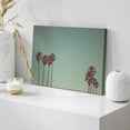 thumbnail image 4 of wall26 Canvas Print Wall Art Vintage Style Palm Trees &amp; Teal Sky Floral Plants Photography Realism Rustic Scenic Colorful Multicolor Ultra for Living Room, Bedroom, Office - 12"x18", 4 of 7