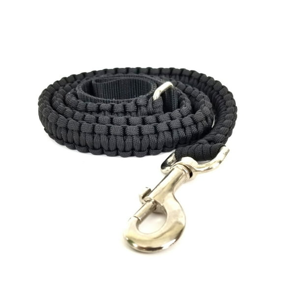 Paracord Dog Leash - Black By Sirius Survival