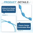 thumbnail image 3 of 10 Pcs Adjustable Cord Bracelet String, 7 Knot Good Luck Handmade Braided String Protection for Women DIY Wrist Jewelry Making, 13-26cm Long, 3 of 5