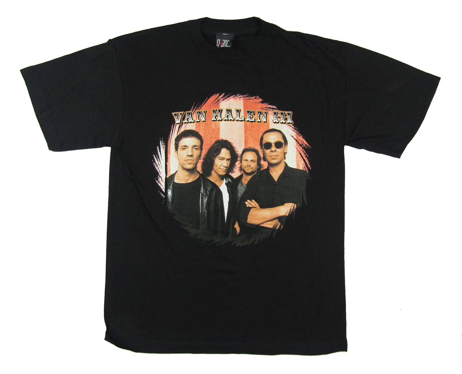 Van Halen Red Stripe Black T Shirt 