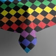 thumbnail image 4 of Colorful Rainbow Checkered Pattern Rectangle Tablecloth 60"x120",Waterproof Polyester Rectangle Table Cloth, Wipeable Spillproof Polyester Tablecloth for Dining, Camping, Indoor and Outdoor, 4 of 6