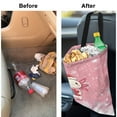 thumbnail image 6 of Yuyamidu Cute Axolotl Car Trash Bag Snowflake Auto Front Back Seat Garbage Bag Christmas Vehicle Rubbish Bags Car Interior Decoration Accessories, Pink, 6 of 7