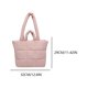thumbnail image 2 of Bolso Hobo Elegante para Mujer Mano Acolchado Al Aire Libre Ligero Color Sólido, 2 of 9