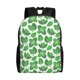 thumbnail image 1 of Disketp Green Leaves Mochila Unisex de Apertura Lateral Completa, Mochila para Laptop para Escuela, Trabajo y Viajes, 1 of 8