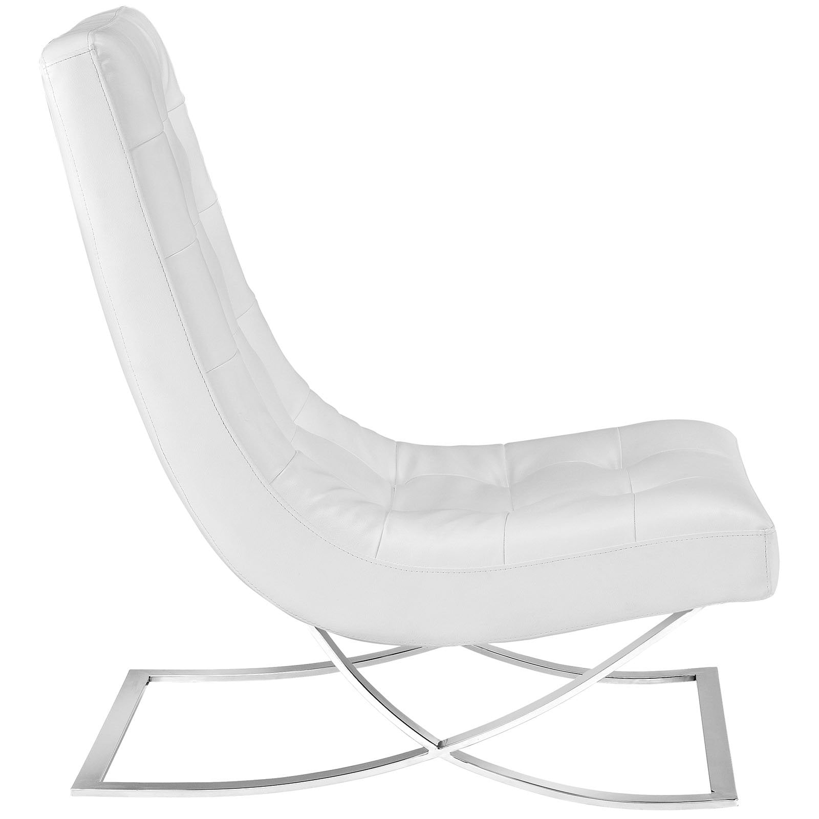 Modway Slope Lounge Chair and Ottoman, Multiple Colors