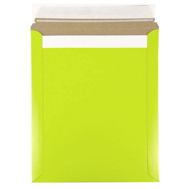 JAM Paper Color Photo Mailing Envelopes, Open End Photo Mailer, 11 x 13