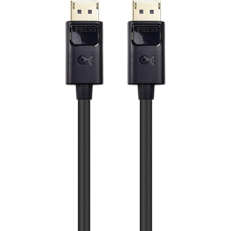 Cable Matters 8K DisplayPort to DisplayPort Cable (DisplayPort 1.4 Cable)  with 8K 60Hz, 4K 120Hz and HDR Support, 6 Feet 