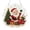 Santa Claus-B 2D Christmas Pearl Art DIY Hanging Kit#6, variant on Halloween Pearl Art DIY Kit, 3D Pearl Mosaic Canvas Painting with Classic Halloween Patterns, Relaxing DIY Craft Kit for Adults Holiday Home Decor (Black Cat)