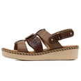thumbnail image 2 of Sandalias para Mujer Caribe 16712 cafe 22.5, 2 of 4