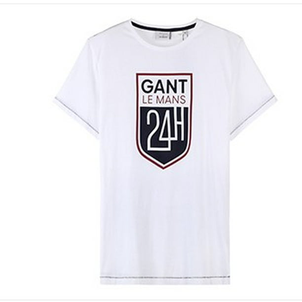 trompet doos volleybal Gant X LeMans Men's Shield Short Sleeve T-Shirt (254227), Medium, White -  Walmart.com
