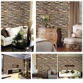 thumbnail image 4 of 3D Wall Stick 10 Meters Brick Stone Rustic Effect Self-adhesive Wall Sticker, 4 of 5