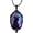 Witch2, variant on Gothic Mystic Witch Pendant Necklace for Women Vintage Victoria Glass Crystal Necklace Dark Punk Style Necklaces Halloween Goth Necklaces Vampire Costumes Jewelry Accessories