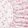 thumbnail image 5 of Sanders Bow Toss 4 Piece Full Pink Sheet Set, 5 of 10