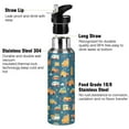 thumbnail image 4 of Cartoon Truck Cars Water Bottles Insulated Thermos Kids Stainless Steel Bottle with Straw Lid Flask Leakproof for Sports Gym 20 oz, 4 of 6