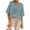A#Light Blue349, variant on Puliio Womens Solid Linen Henley Blouse Short Sleeve Loose Casual Summer Everyday Tunic Top