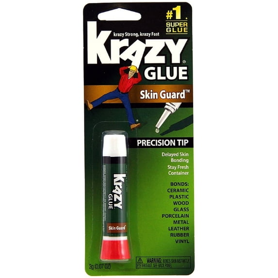 Krazy Glue All Purpose Skin Guard Formula 0.07 oz (Pack of 4)