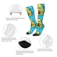 thumbnail image 3 of Sigee Avocado with Glasses for Socks for Men Women Gifts for Him Boyfriend Teenage Boys Stocking Stuffers, 3 of 6