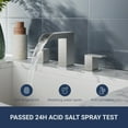 thumbnail image 5 of WB-03032BND Widespread 2-handle Bathroom Faucet with Drain Assembly, 5 of 11