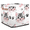Multicolor 2, variant on CURLYOOT Butterfly Cube Storage Bin, 13 x 13 x 13 Storage Cube Bins for Organizing, Butterflies Rustic Fabric Foldable Closet Baskets with Handles for Closet, Shelves, Clothes