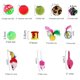 thumbnail image 5 of Juguete para gatos, juguetes interactivos para gatos, 24 piezas, paquete variado, juego para di Abanopi Muñeca mullida, 5 of 6