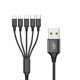 thumbnail image 1 of Micro USB Splitter Cable USB2.0 to MicroUSB TypeC Multi Charging Cable 5 in 1 MicroUSB usbC Charger Adapter Cable, 1 of 4