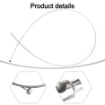 thumbnail image 2 of Throttle Clutch Cable Repair Kit For Lawnmowers And Rotovators 100cm Steel Wire Cable With Solderless Nipple Set, 2 of 6