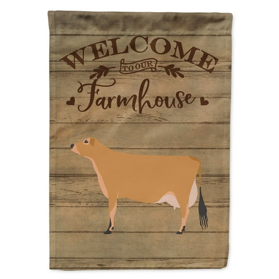 Caroline's Treasures CK6773GF Jersey Cow Welcome Flag Garden Size , Small, multicolor
