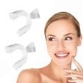 thumbnail image 1 of 4pcs Silicone Tray Dental Orthodontic Teeth Corrector Braces Straighten Retainer Tool, 1 of 3
