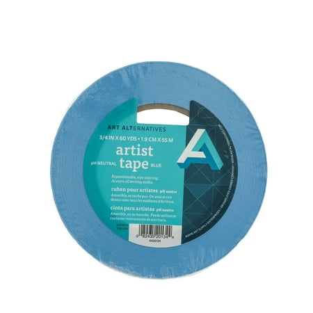 UPC: 0082435201344 | Art Alternatives Artist Tape 3/4 x 60 yds Blue