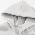 thumbnail image 5 of Resicozy Men's Quarter Zip Hoodies Zip Up Solid Color Hoodie Long Sleeve Drop Shoulder Sweatshirt Casual Pullover White M, 5 of 7
