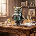 thumbnail image 6 of Remocguys Mechanical Owl Building Set with Light Compatible with Lego Animal Bird Model Decor for Adults Boys 1296 Pcs, 6 of 8