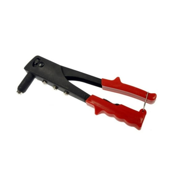 KarParts360 Rivet Guns | Black/Red Housing | Plastic Grip Material | Non-Slip | Steel Handle Material | 3/32-3/16 Mandrel Size Range | With 20 Rivets