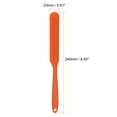 thumbnail image 2 of Uxcell 2 Pcs Spatule en Silicone 9.45 Pouces Réutilisable Antiadhésive Flexible pour Résine Époxy Peinture Liquide Violet/orange, 2 of 6