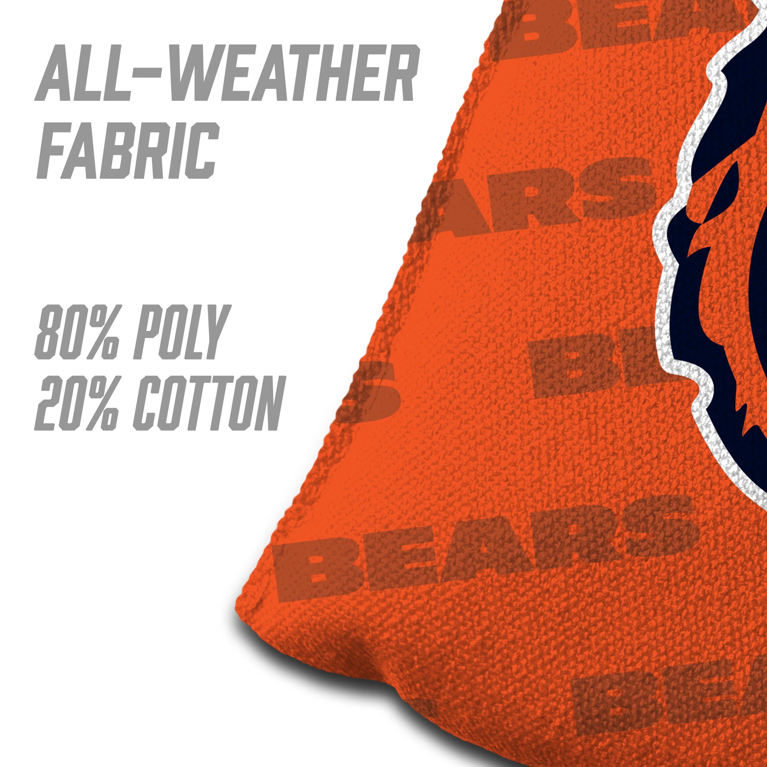 NFL Chicago Bears Cornhole Bags - 4PK - Orange
