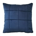thumbnail image 2 of PATLOLLAV Dark Blue Couch Throw Pillow Covers,Cushion Pillow Case,18x18 Inch Line Stripes Pattern Brush Cloth Pillow Covers for Sofa Living Room Velvet Pillow Cases, 2 of 5