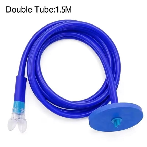 Silicone Snorkel Breathing Tube for Adults, Diving Swim Respiratory Snorkel Set, Flexible Anti-Leak Swimming Snorkel for Pool, Snorkeling & Underwater Training