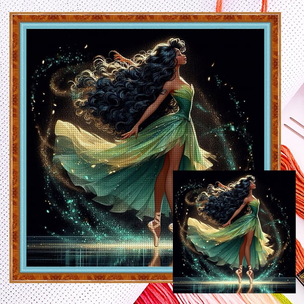 Hilo Algodón Ecológico Bordado Punto Cruz Moana Contado 11CT 40x40cm