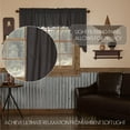 thumbnail image 3 of VHC Brands Arlington Plaid Cotton Americana Kitchen Curtains Rod Pocket Swag Pair, Navy Blue, 3 of 5