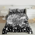 thumbnail image 2 of jejeloiu Cute Butterflies Bedding Comforter Set,Chic Moth Twin Comforter Sets,Sliver Gray Diamond Bedding Set For Girls,Ultra Soft Home Decor Reversible,2 Pieces, 2 of 8