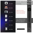 thumbnail image 4 of Electrical Outlet Track Wall Power Outlet Track 60cm Aluminum Alloy Kitchen Sockets Track Wall Outlet Extension Sliding Rail Works with Movable Power Outlet, 4 of 7