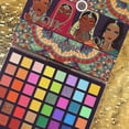 thumbnail image 4 of Paleta de sombras de ojos HUOGUO, 48 colores, sabores exóticos, purpurina, 4 of 5