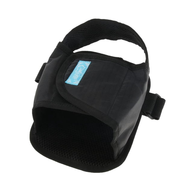 Chaussures de Sécurité Noires pour Fauteuil Roulant, Sangle de Pied, Personnes Âgées, Protection Antidérapante