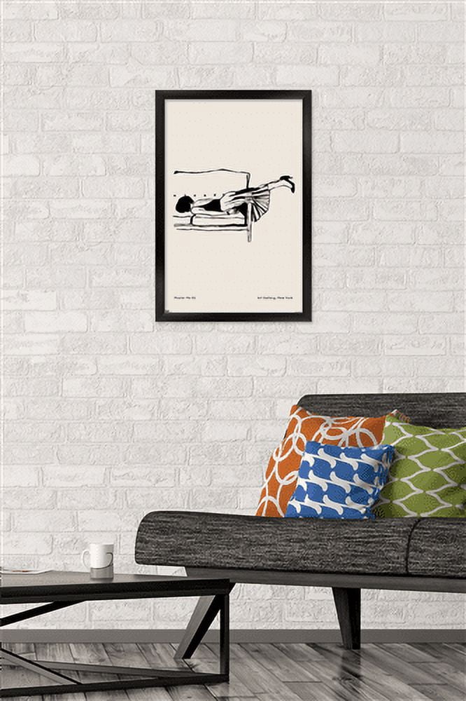 Rough Day No 01 Wall Poster, 14.725" x 22.375" Framed